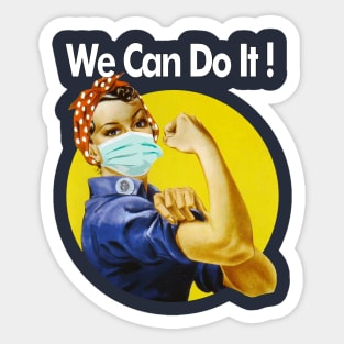 We can do it. Nothing will beat us Sticker